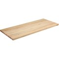 Global Industrial Workbench Top - Maple Butcher Block Square Edge, 72 W x 36 D x 2-1/4 Thick 601784